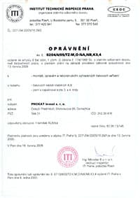 Certifikát